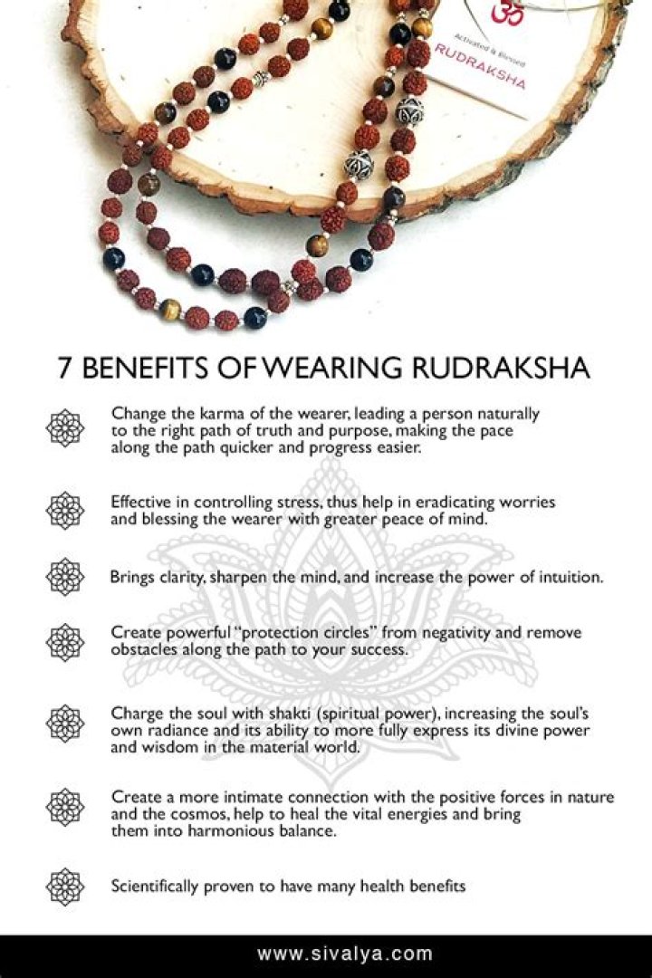 Amazing Benefits of wearing a Rudraksha