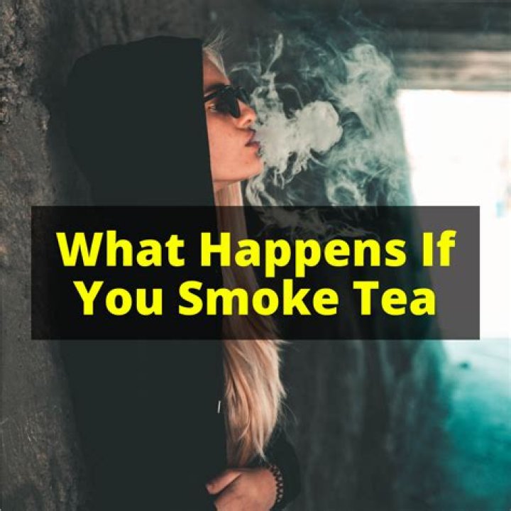 Can you smoke tea or is it bad for you?