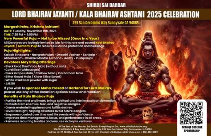 Kalabhairav Jayanti 2023: Date, Time, Rituals, Mantra And Pooja Vidhi