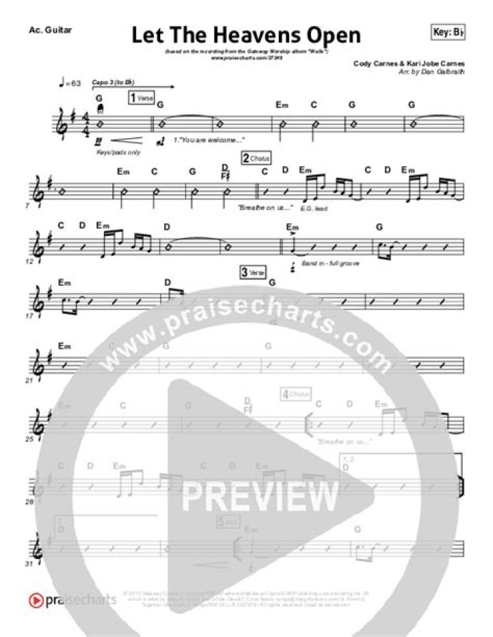 Let The Heavens Open by Gateway Worship