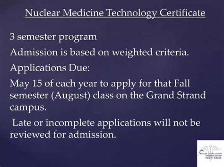 Nuclear Medicine Technology Certificate Program